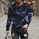 thumbnail image 1 of Blusas y camisas de manga larga con cuello redondo. Nueva camiseta casual de manga larga para hombre. Camiseta deportiva con estampado navideño. Blusas y camisas de manga larga con cuello redondo. Blu, 1 of 5