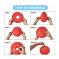 thumbnail image 3 of Multiple sizes and colors Paper Lanterns Decorative Chinese/Japanese Hanging Round Paper Lanterns Lamp for Birthday, Wedding, Christmas Xmas, Bridal, Home Decor, Party Decoration (6 Packs), 3 of 6