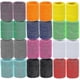 thumbnail image 1 of 12 Pairs Sweatbands Wrist Cotton Sports Wristbands Absorbent Sweatbands for Men Women Children, Random Color, 1 of 5
