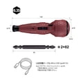 thumbnail image 2 of Destornillador VESSEL 220USB-S1DR con empuñadura esférica eléctrica, rojo opaco, 2 of 8