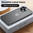 thumbnail image 2 of Metal Phone Case For IPhone 12 13 14 15 Pro Max Cover 15Plus Magnetic Aluminum Frame Phone Shell For IPHON 11 12 13 Pro Max Mini, 2 of 7