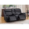thumbnail image 4 of Achouhada Electric Recliner Leather Sofa, 4 of 5