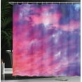 thumbnail image 4 of Ambesonne Landscape Shower Curtain, Cloudy Sunset, 69"Wx84"L, Purple, 4 of 5