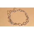 thumbnail image 2 of Genuine S925 Sterling Silver Tennis Chain Link Bracelet Women Fashion Jewelry, 2 of 9