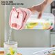 thumbnail image 4 of Large Capacity Pitcher For Fridge Insulated Fruit Infuser Water Bottle Handheld Beverage Dispenser Cold Brew Iced Tea Pitcher, 4 of 6