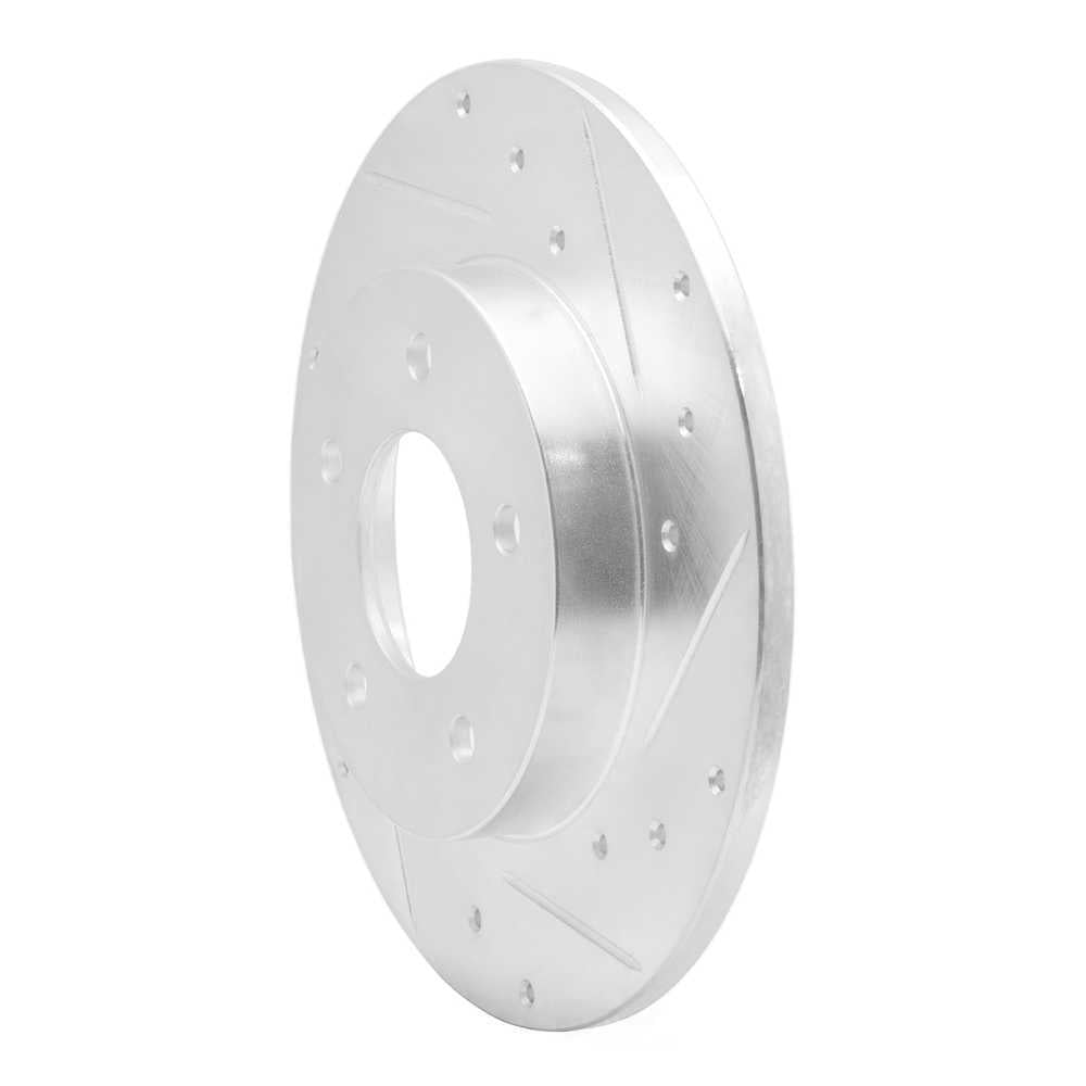 Dynamic Friction Company 631-52010R DFC Brake Rotor - Drilled And Slotted - Silver