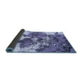 thumbnail image 2 of Ahgly Company Indoor Round Abstract Blue Modern Area Rugs, 7' Round, 2 of 4