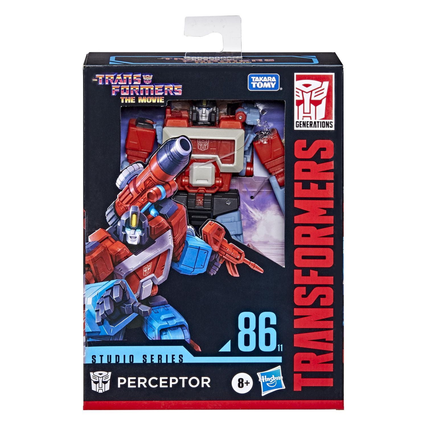 Transformers Toys Studio Series 86-11 Deluxe Class The Transformers: The Movie Perceptor Action Figure - Ages 8 and Up, 4.5-inch