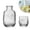 Transparent, variant on Vintage Bedside Water Carafe Set with Tumble,Nightstand Clear Juice Pitcher and 5 oz Cup,for Bedroom Nightstand, Home Kitchen, Fruit Juice Pitcher, Mouthwash Bottle