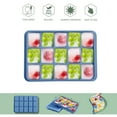 thumbnail image 3 of Juego de 2 bandejas para cubitos de hielo Tvmania de silicona con tapa, 30 cubos, 3 of 7
