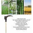 thumbnail image 3 of Resistencia a la tracción y eficiencia, guadaña doble de acero con alto contenido de manganeso para corte multifuncional, herramienta de jardinería ideal que ofrece una experiencia de trabajo cómoda, 3 of 3
