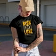 thumbnail image 2 of Take the Risk or Lose the Change, Military Green T-Shirt, 2XL, 2 of 5