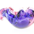 thumbnail image 6 of GlassOfVenice Murano Glass Sommerso Centerpiece Bowl - Rose and Blue, 6 of 9