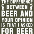 thumbnail image 3 of CafePress - Beer And Your Opinion Dark T Shirt - Men's Classic Graphic Cotton T-Shirt, 3 of 4