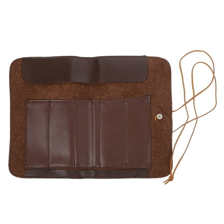 

Tools Knives Roll Up Bag Carving Pocket Knives Leather Bag Storage Organizer