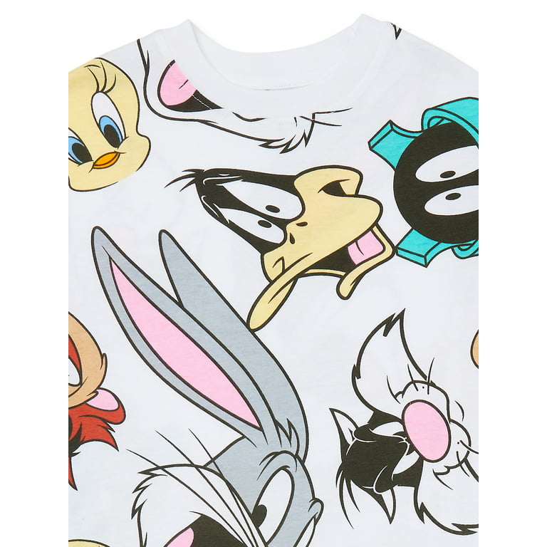 Looney Tunes Baby and Toddler Girls Tee, 2-Pack, Sizes 12M-5T 