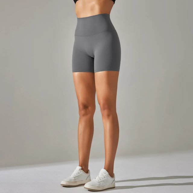Pantalones cortos deportivos para mujer, a prueba de sentadillas, cintura alta, suaves, para Fitness, gimnasio, Push Ups, mallas ajustadas para Yoga, pantalones cortos para ciclismo atlético