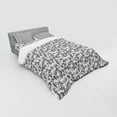 thumbnail image 3 of Ambesonne Cactus Bedding Set 3 Pcs, Cacti Plant Greyscale, Twin, Grey Ivory, 3 of 3