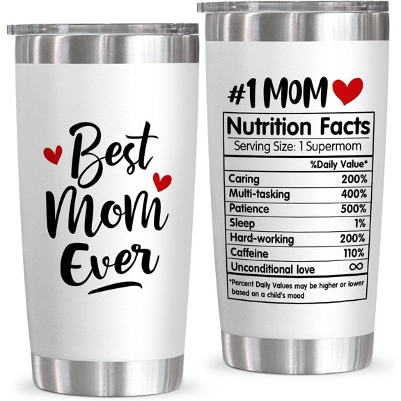 Gifts For Mom From Daughter,Son,Christmas,Mothers Day,Valentines Day,Birthday Gifts For Mom,Grandma,Mother In Law,Bonus Mom,New Mom Gifts For Women,20 Oz Stainless Steel Tumbler