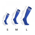thumbnail image 2 of Soccer Shin Pad Over Knee Soccer Socks 2 Pairs Leg Carf Protective Shin Pads Adjustable Perforated Breathable Guard Board and Impact Resistant Soccer Guards Socks, 2 of 9