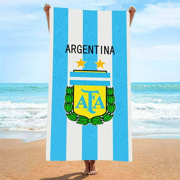 Football fan souvenirs, Argentine beach towels, absorbent towels, sweat towels