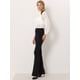 thumbnail image 2 of INSPIRE CHIC Blusas de manga larga de encaje para mujer Blusas florales elegantes con cuello con volantes blanco M, 2 of 6