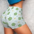 thumbnail image 4 of Fotbe Kawaii Frogs Seamless Shorts, Womens Workout Shorts High Waist Stretch Booty Short for Gym/Yoga/Running/Biking-X-Large, 4 of 9