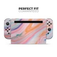 thumbnail image 4 of Design Skinz - Compatible with Nintendo Switch Lite - Skin Decal Protective Scratch-Resistant Removable Vinyl Wrap Cover - Magical Coral Marble V5, 4 of 5