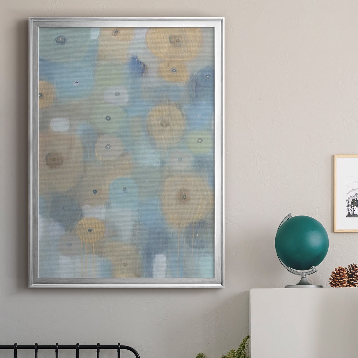 Spinning Wheels II Premium Framed Print, in Gold, Black, or Silver - Ready to Hang
