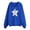 H01-Blue, variant on Zip up Hoodie Women Oversized Sweatshirt for Women Graphic Hoodies Star Print Plus Size Streetwear