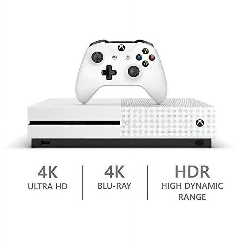 Microsoft Xbox One S Console 500GB with Minecraft and Madden NFL 17