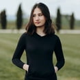 thumbnail image 5 of HORZE Lou Kids' Equestrian Breathable Training Sweatshirt with High Neck, 5 of 6