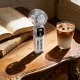 thumbnail image 7 of Transparent Ice Cooling Handheld Fan with Detachable Ice Pack Semiconductor Refrigeration LED Display Foldable Portable Mini Fan for Travel Outdoor by PALIFEUR, 7 of 7
