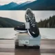thumbnail image 1 of NIB NEW BALANCE M990BK6 MEN 15 SNEAKER Running Course BLACK SUEDE NEW 2E Wide, 1 of 5