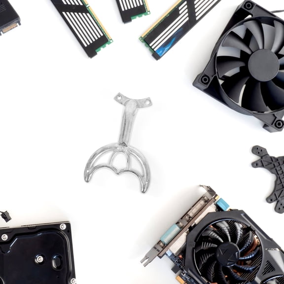 BESTOYARD Ceiling Fan Bracket Silver Metal Support Arms for Fan Repair and Blade Balancing