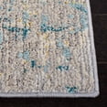 thumbnail image 4 of Safavieh Madison Collection MAD457F Modern Abstract Non-Shedding Living Room Bedroom Accent Area Rug, 4' x 6', Grey / Blue, 4 of 4