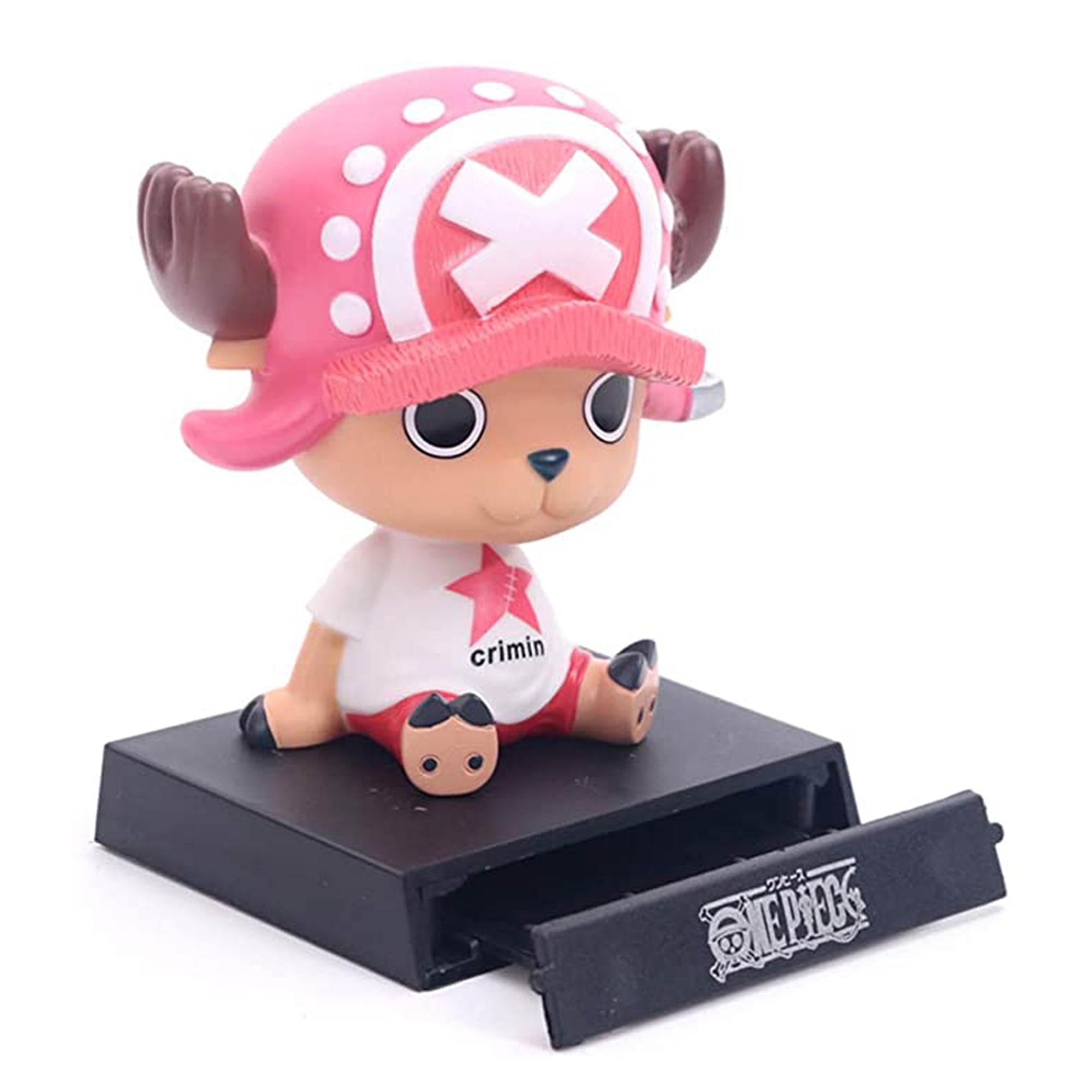 QWEIAS One Piece  Tony Chopper Action Figure Anime Statues Action Character 3D Model Toy Dolls Desktop Decorations Collectibles Home Car Dashboard Gift Games Cool D-10CM