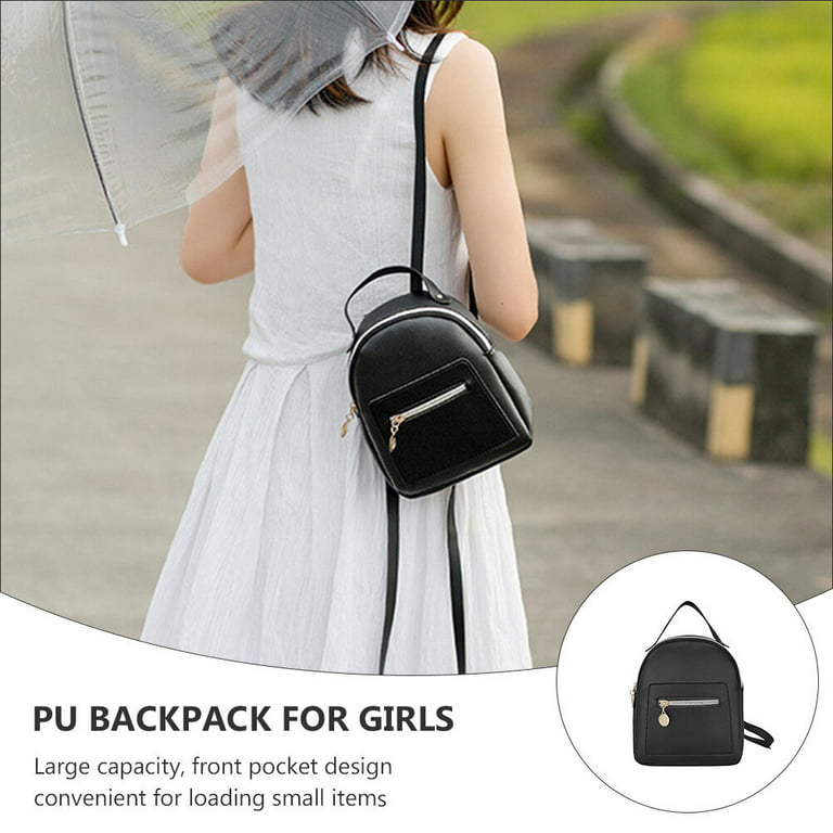 1pc Fashion Backpack Shoulder Bag PU Leather Travel Bag for Women