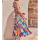 thumbnail image 3 of Vestido De Tirantes, Falda Larga De Verano Amigable Con La Piel Tela De Poliéster Con Dobladillo De Línea A Para Fiesta En La Playa Para Ropa De Calle, 3 of 6