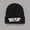 Black 1, variant on Alitao Beanie Running Hat Men's Autumn/Winter Solid Color Knitted Warm Big Headband Embroidered Pullover Hat Winter Hats White One Size