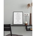 thumbnail image 3 of Christian Motivational 11x14in Black Framed Wall Art Love is Patient Love is Kind Corinthians 13:4-8 Canvas Print Positive Scripture Painting Home Wall Decor, 3 of 5