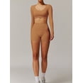 thumbnail image 3 of Conjuntos de entrenamiento for mujer, 2 piezas, sujetador deportivo, camiseta sin mangas, polainas de cintura alta, gimnasio, Yoga, ropa activa, Top de entrenamiento for mujer, 3 of 7