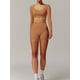 thumbnail image 3 of Conjuntos de entrenamiento for mujer, 2 piezas, sujetador deportivo, camiseta sin mangas, polainas de cintura alta, gimnasio, Yoga, ropa activa, Top de entrenamiento for mujer, 3 of 7