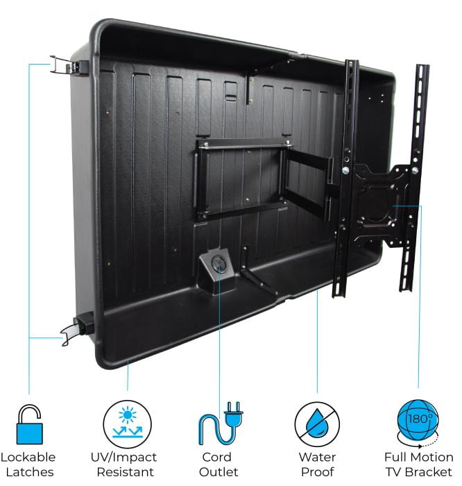 Storm Shell Outdoor TV Cover Up To 65" TV