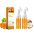 thumbnail image 1 of Jabón facial espumoso de cúrcuma HuaQing Deep Cleansing, 2 unidades, 1 of 8