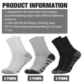 thumbnail image 2 of VEGCOO 8 Pairs Men's Ankle Athletic Socks, Cushioned Breathable Socks, 2 of 7