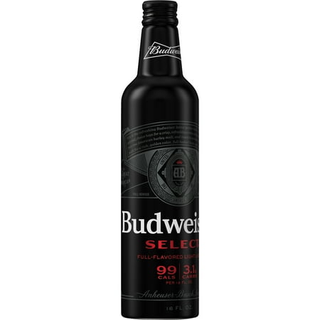 Budweiser Select Light Beer, 16 fl. oz. Aluminum Bottle, 4.3% ABV