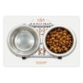 thumbnail image 1 of Saying Pet Mat for Food and Water, Typographic Phrase Making Mistakes is Better Than Faking Perfections, Non-Slip Rubber Mat for Dogs and Cats, 18" X 12", by Ambesonne, 1 of 2