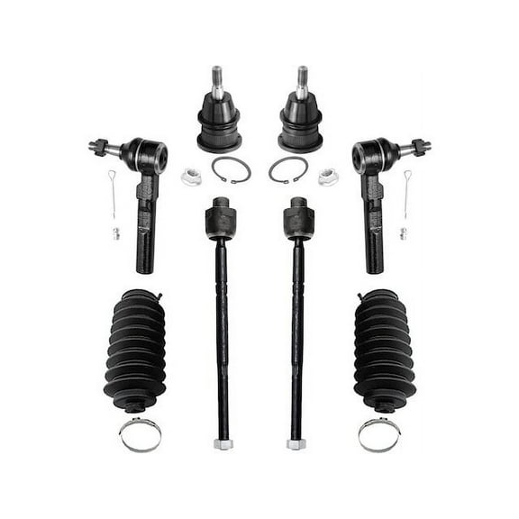 Front Ball Joint and Tie Rod End Kit - Compatible with 1999 - 2006 GMC Sierra 1500 2000 2001 2002 2003 2004 2005