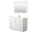 thumbnail image 3 of Wyndham Collection Wcf292948s-Qtz-Unsm46 Miranda 48" Free Standing Single Basin Vanity Set, 3 of 7